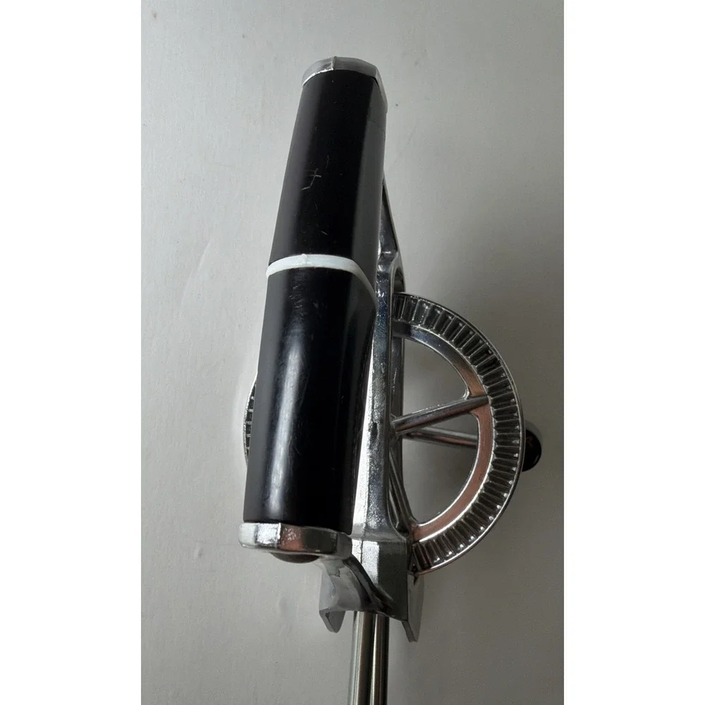 Vintage Egg Beater Retro Hand Mixer Black Stainless Steel 1960's Kitchen